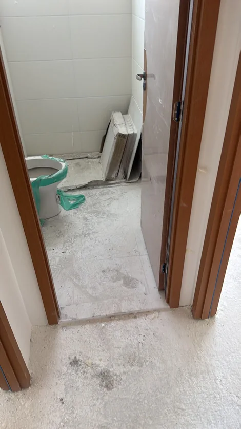 Ambiente antes da limpeza pós-obra